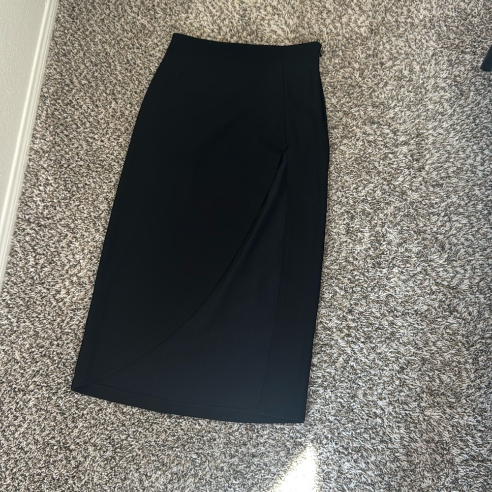 Abercrombie & Fitch black Midi Skirt